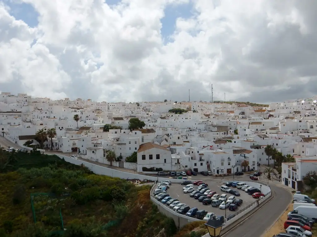 Mapa de aparcamientos en Vejer de la Frontera con todas las zonas disponibles