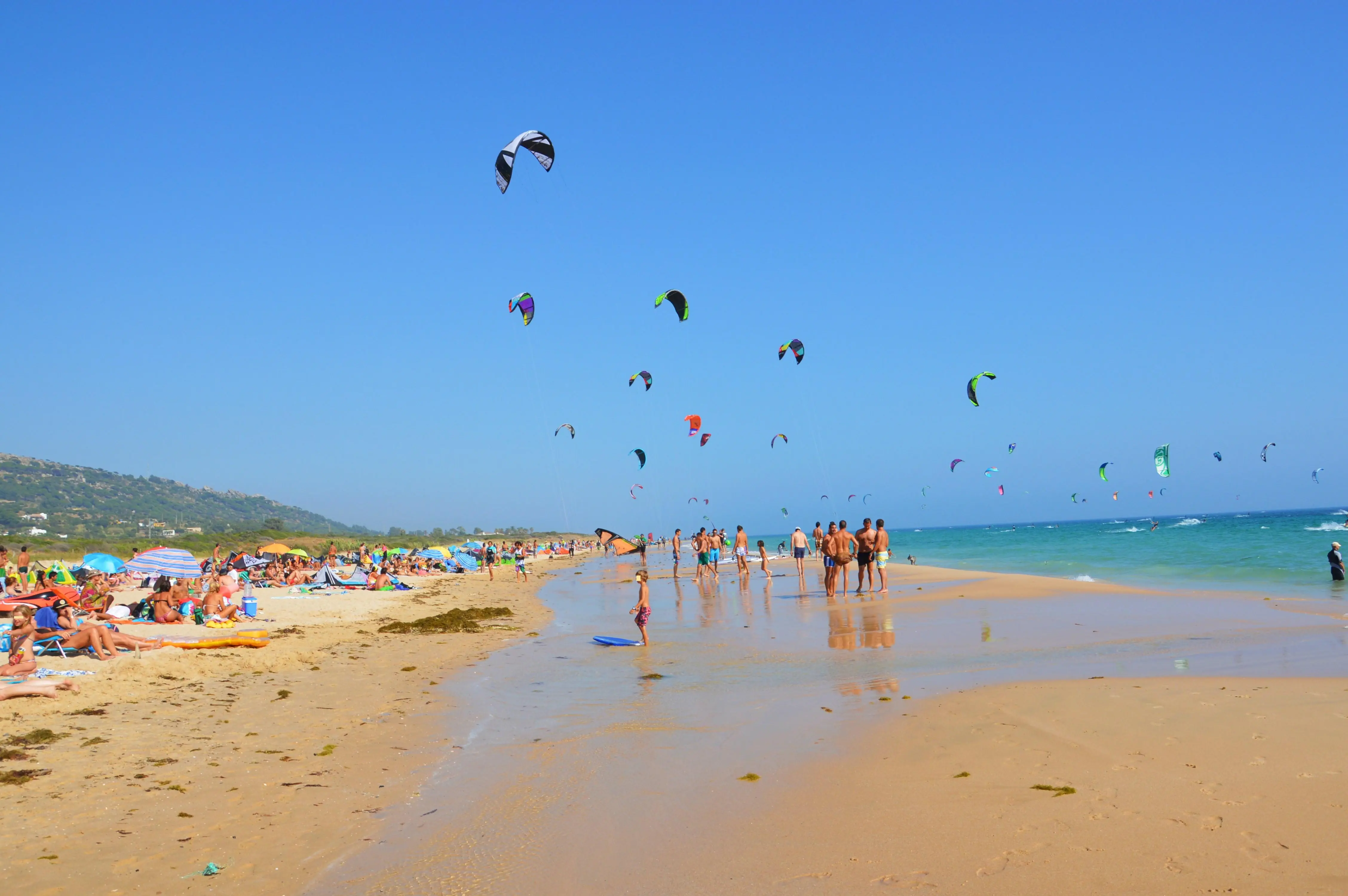 La playa de Valdevaqueros